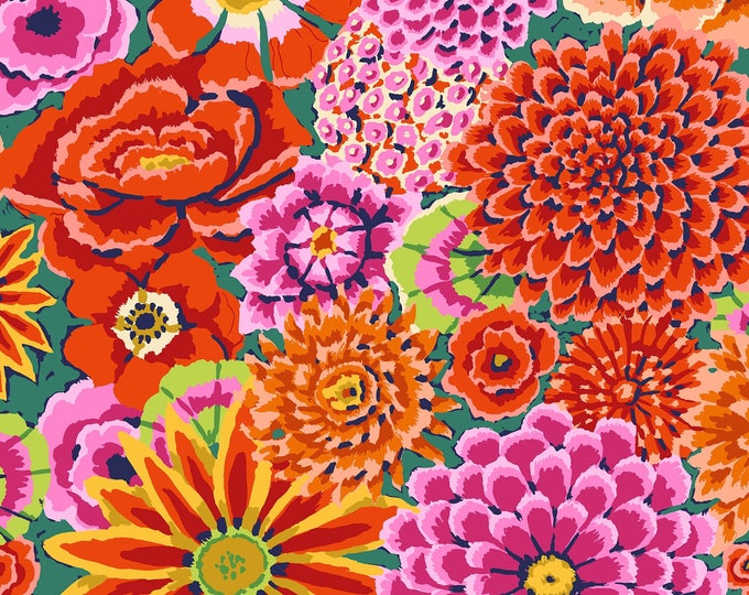 FABRIC:  Enchanted RED by Kaffe Fassett for the Kaffe Fassett Collective