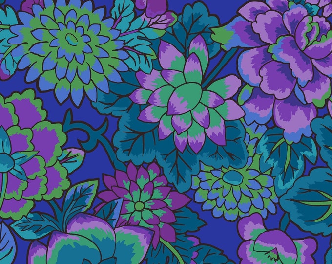 FABRIC:  Cloisonné BLUE by Kaffe Fassett for the Kaffe Fassett Collective