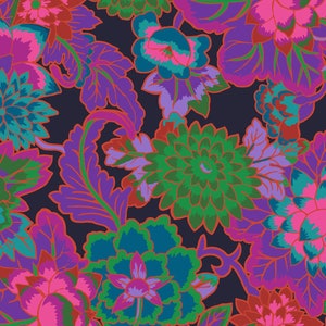 OOP FABRIC:  Cloisonné PURPLE by Kaffe Fassett for the Kaffe Fassett Collective