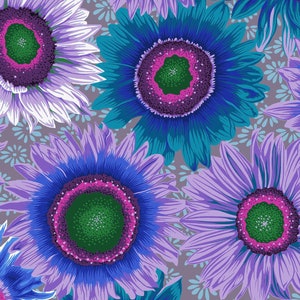 FABRIC: Van Gogh BLUE Philip Jacobs for the Kaffe Fassett Collective
