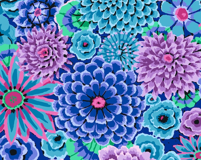 FABRIC:  Enchanted BLUE by Kaffe Fassett for the Kaffe Fassett Collective