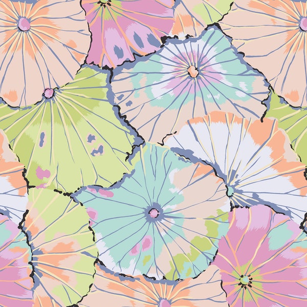 FABRIC:  Lotus Leaf CONTRAST by Kaffe Fassett for the Kaffe Fassett Collective