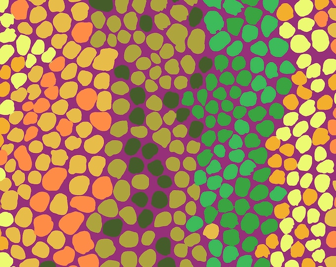 OOP FABRIC:  Pebble Mosaic JUNGLE by Kaffe Fassett for the Kaffe Fassett Collective