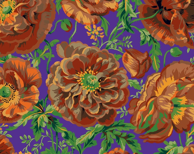 OOP FABRIC:  Dorothy BROWN by Philip Jacobs for the Kaffe Fassett Collective