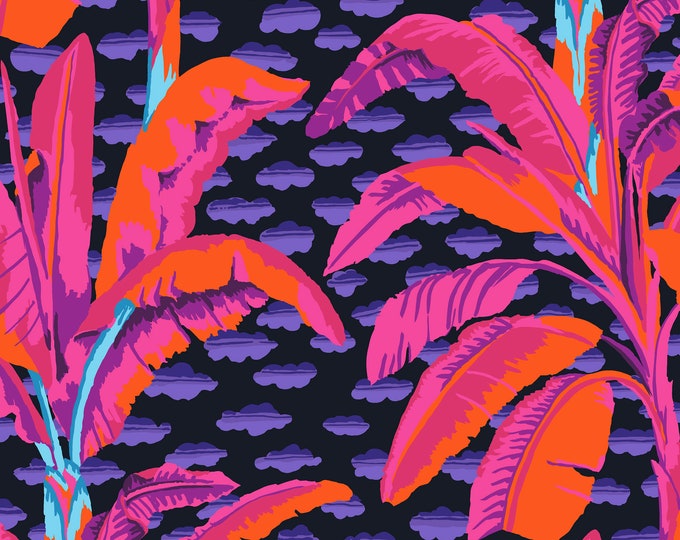 FABRIC:  Banana Tree BLACK by Brandon Mably for the Kaffe Fassett Collective