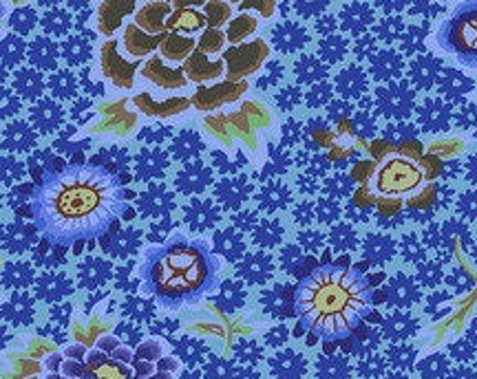 OOP FABRIC: Charlotte BLUE by Kaffe Fassett for the Kaffe Fassett Collective