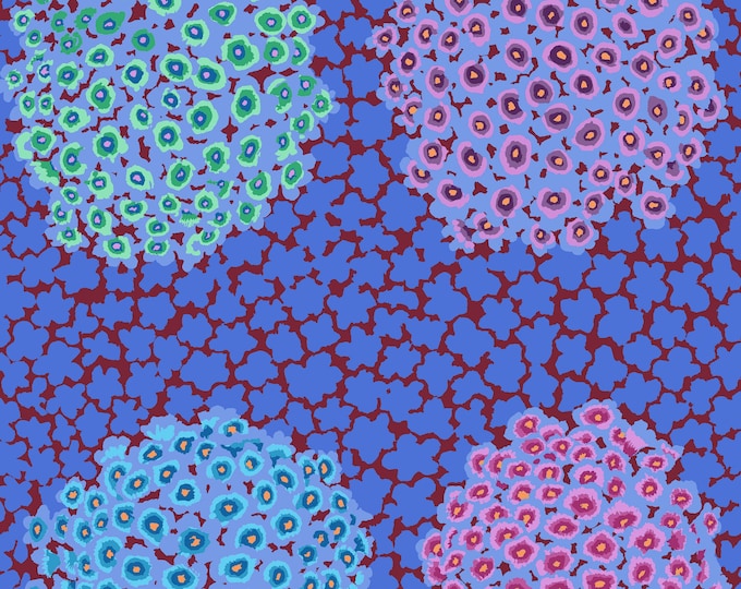OOP FABRIC:  Hydrangea BLUE by Kaffe Fassett for the Kaffe Fassett Collective