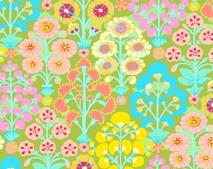 OOP Limited Edition FABRIC: Sprays LIME by Kaffe Fassett from the 85 and Fabulous Collection