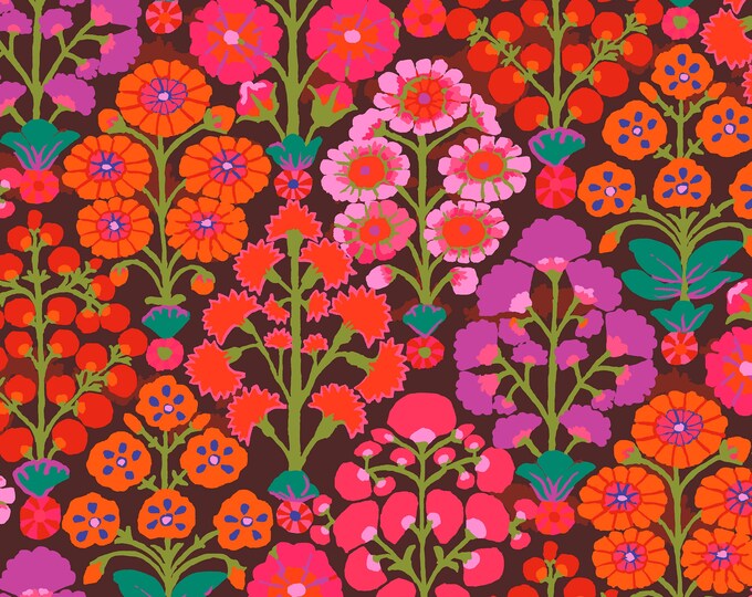 OOP Limited Edition FABRIC: Sprays RED by Kaffe Fassett from the 85 and Fabulous Collection