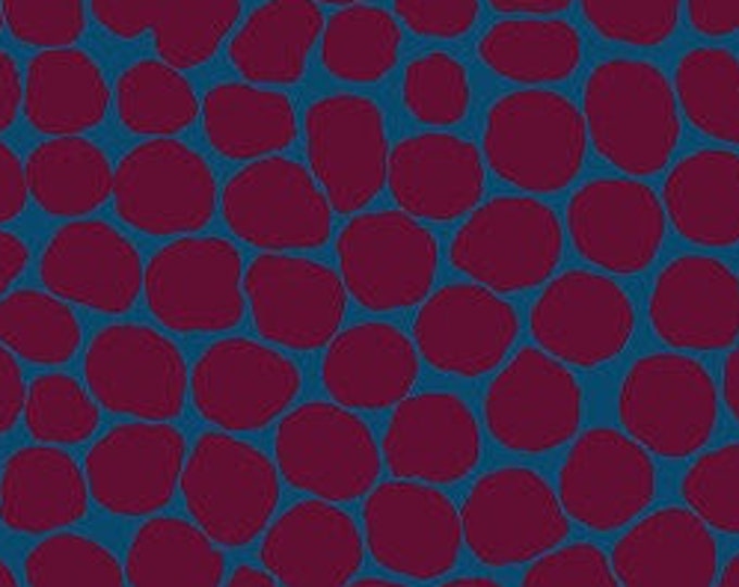 FABRIC:  Jumble MAROON by Brandon Mably for the Kaffe Fassett Collective
