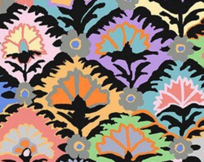 FABRIC: Step Flower CONTRAST by Kaffe Fassett for the Kaffe Fassett Collective