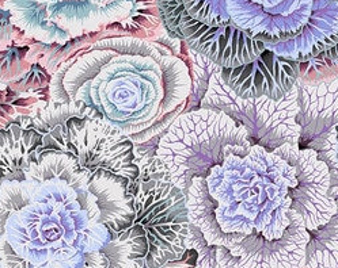 FABRIC:  Brassica WHITE by Philip Jacobs for the Kaffe Fassett Collective