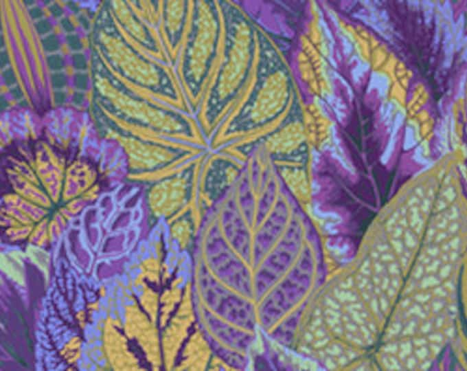 FABRIC: Coleus LAVENDER by Philip Jacobs for the Kaffe Fassett Collective