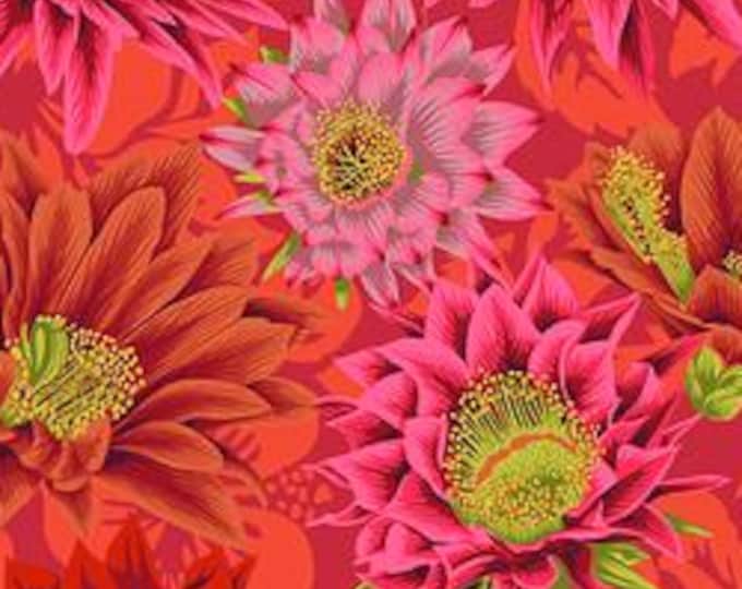 FABRIC:  Cactus Flower RED by Philip Jacobs for the Kaffe Fassett Collective