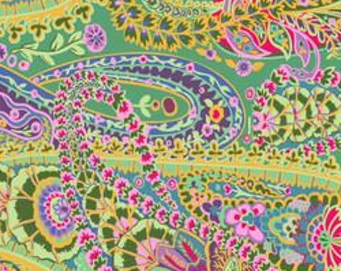FABRIC:  Paisley Jungle GREEN by Kaffe Fassett for the Kaffe Fassett Collective