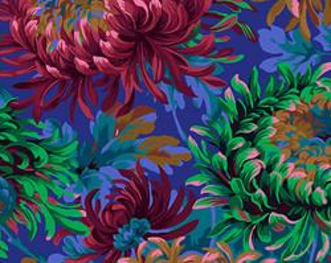 FABRIC: Shaggy COLBALT by Philip Jacobs for the Kaffe Fassett Collective