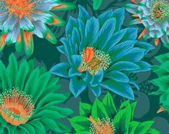 FABRIC:  Cactus Flower GREEN by Philip Jacobs for the Kaffe Fassett Collective