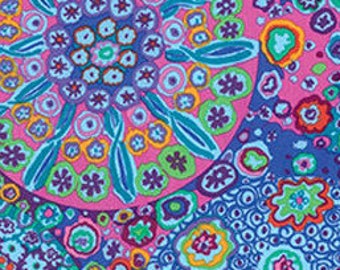 FABRIC: Millefiore AQUA by Kaffe Fassett  for the Kaffe Fassett Collective