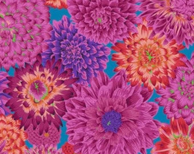 FABRIC: Dancing Dahlias RED by Philip Jacobs for the Kaffe Fassett Collective