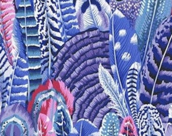 FABRIC:  Feathers COOL by Philip Jacobs for the Kaffe Fassett Collective