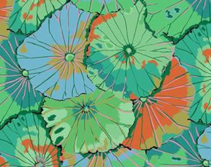 FABRIC:  Lotus Leaf EMERALD by Kaffe Fassett for the Kaffe Fassett Collective