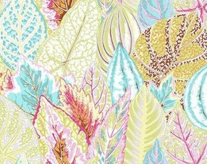 OOP FABRIC:  Coleus GREY by Philip Jacobs for the Kaffe Fassett Collective
