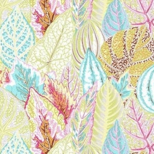 OOP FABRIC:  Coleus GREY by Philip Jacobs for the Kaffe Fassett Collective