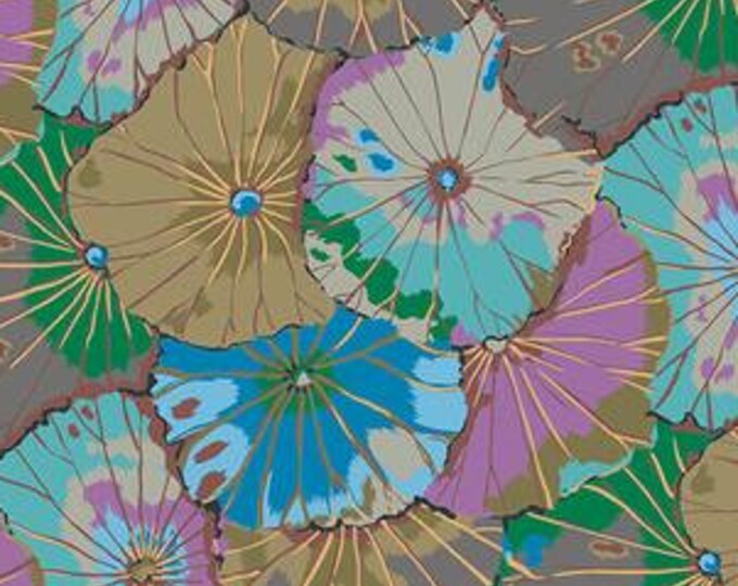 FABRIC:  Lotus Leaf GREY by Kaffe Fassett for the Kaffe Fassett Collective