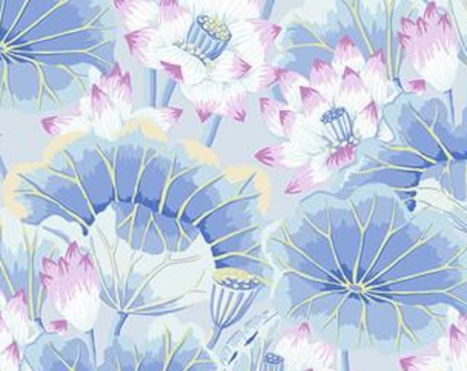 FABRIC:  Lake Blossoms SKY by Kaffe Fassett for the Kaffe Fassett Collective