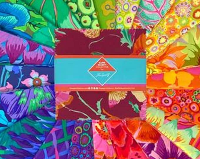 5" CHARM PACK: Classics Plus SPECTRUM 42 fabric pieces from "Kaffe Fassett Collective"