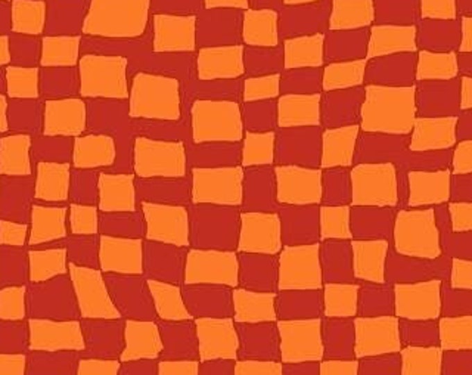 FABRIC:  Gameboard RED by Brandon Mably for the Kaffe Fassett Collective