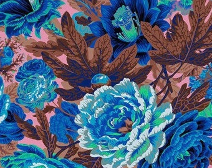 OOP FABRIC:  Floral Burst COOL by Philip Jacobs for the Kaffe Fassett Collective