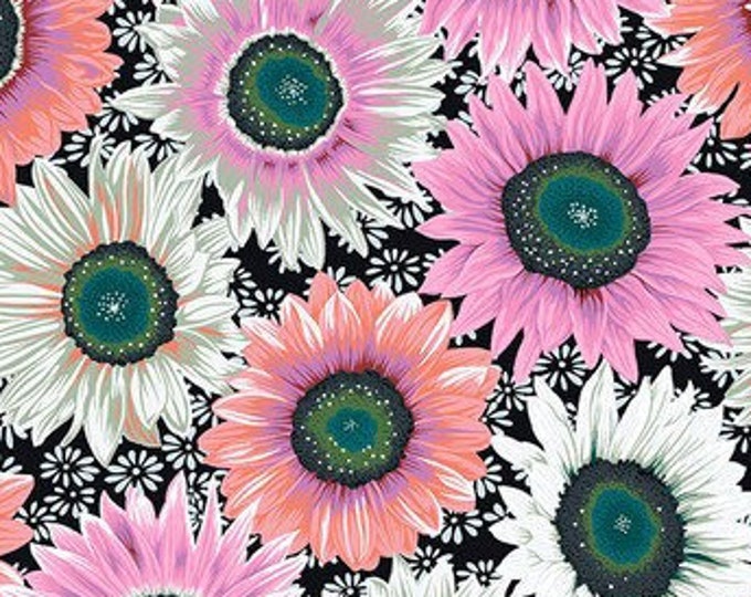 FABRIC: Van Gogh BLACK Philip Jacobs for the Kaffe Fassett Collective