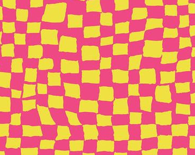 FABRIC:  Gameboard PINK by Brandon Mably for the Kaffe Fassett Collective