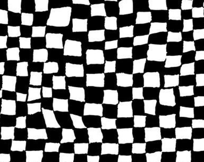 FABRIC:  Gameboard BLACK by Brandon Mably for the Kaffe Fassett Collective