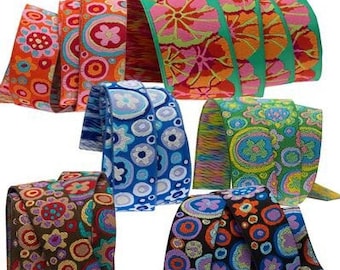 RIBBON PACK:  Kaffe Fassett Designer Ribbon Pack LOTUS