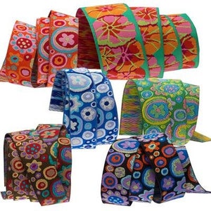 RIBBON PACK:  Kaffe Fassett Designer Ribbon Pack LOTUS