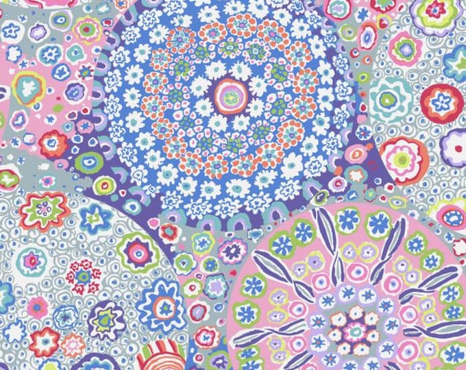 Quilt Back FABRIC:  Millefiore PASTEL 108" Sateen Quilt Back by Kaffe Fassett for the Kaffe Fassett Collective
