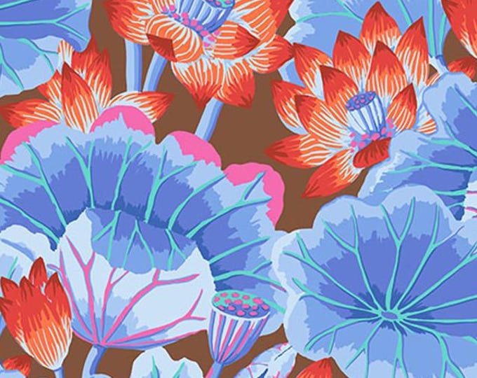 FABRIC:  Lake Blossoms BROWN by Kaffe Fassett for the Kaffe Fassett Collective