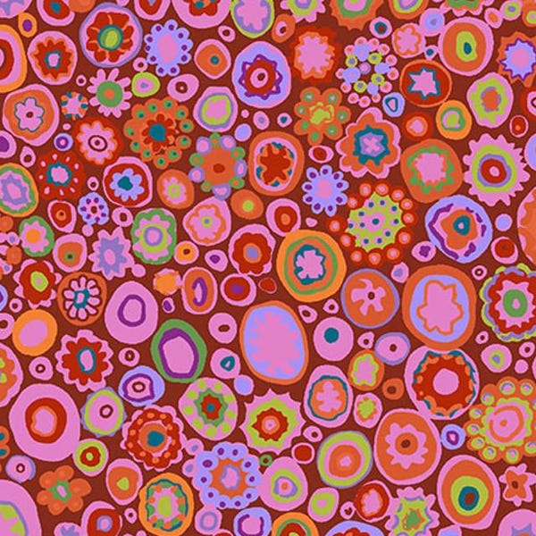 FABRIC:  Paperweight PAPRIKA by Kaffe Fassett for the Kaffe Fassett Collective