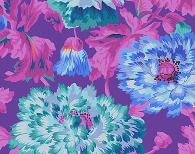 FABRIC:  Rosemary BLUE by Philip Jacobs for the Kaffe Fassett Collective