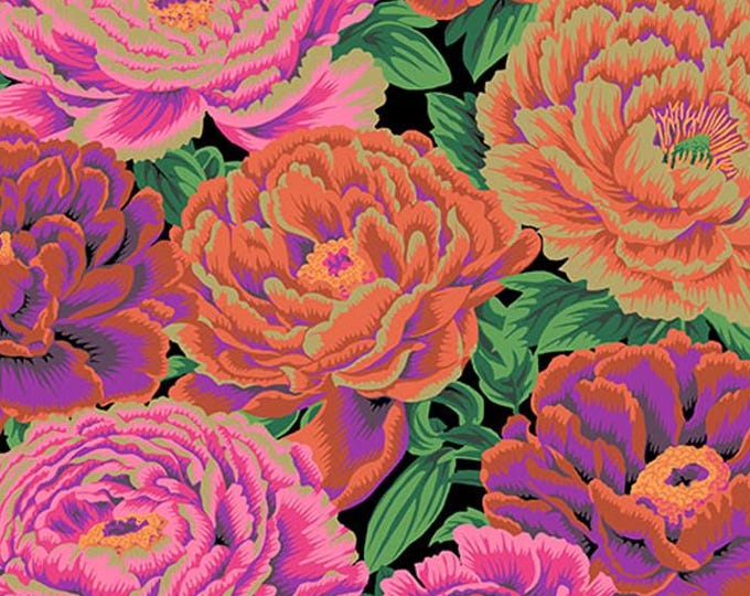 FABRIC:  Tibetan Peony RED by Philip Jacobs for the Kaffe Fassett Collective