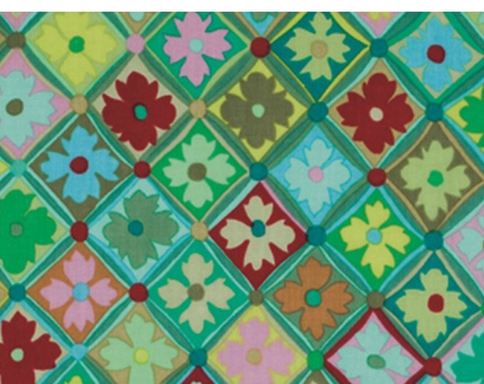 OOP FABRIC:  Antwerp Flowers GREEN by Kaffe Fassett for the Kaffe Fassett Collective