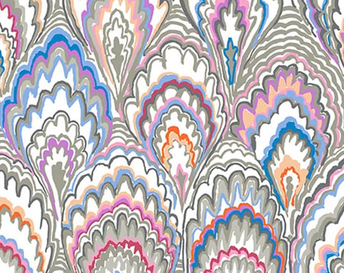 FABRIC:  Marble Scallops GREY by Kaffe Fassett for the Kaffe Fassett Collective