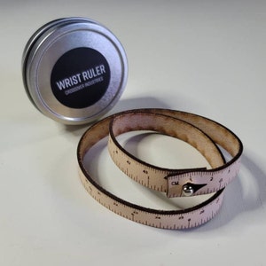 Notions:  Wrist Ruler Bracelet Novelty Tape Measure