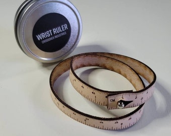 Notions:  Wrist Ruler Bracelet Novelty Tape Measure