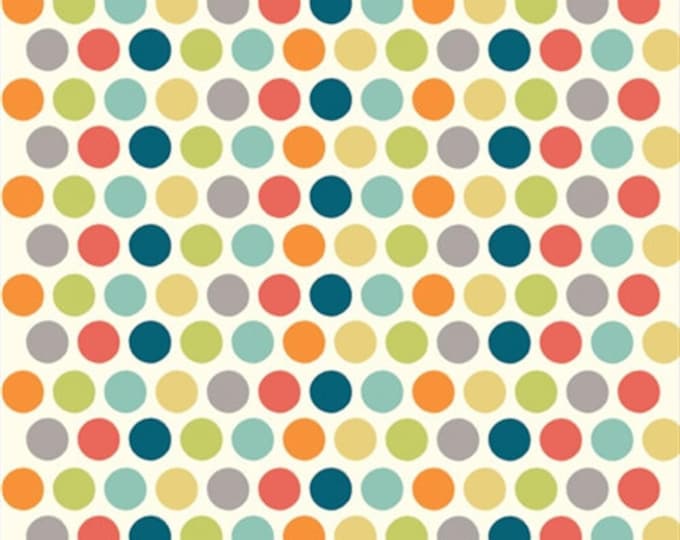 OOP ORGANIC Fabric: Birch Organic Fabrics Just for Fun Dottie in Multi