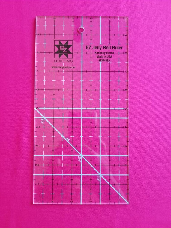 Ruler Ez Quilting Jelly Roll Ruler 5 X 10 Etsy