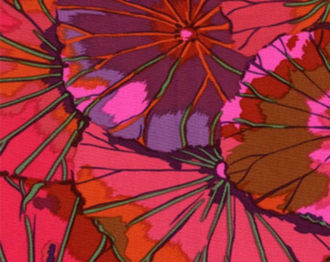 FABRIC:  Lotus Leaf WINE by Kaffe Fassett for the Kaffe Fassett Collective