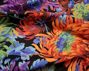 FABRIC: Shaggy BLACK by Philip Jacobs for the Kaffe Fassett Collective